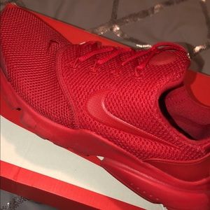 nike presto fly gts // all red